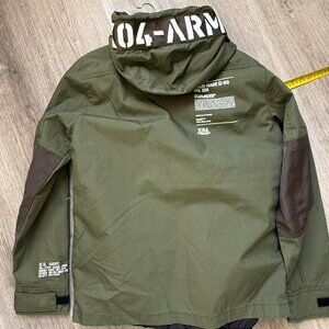 Izzue Men's Khaki and Green Jacket